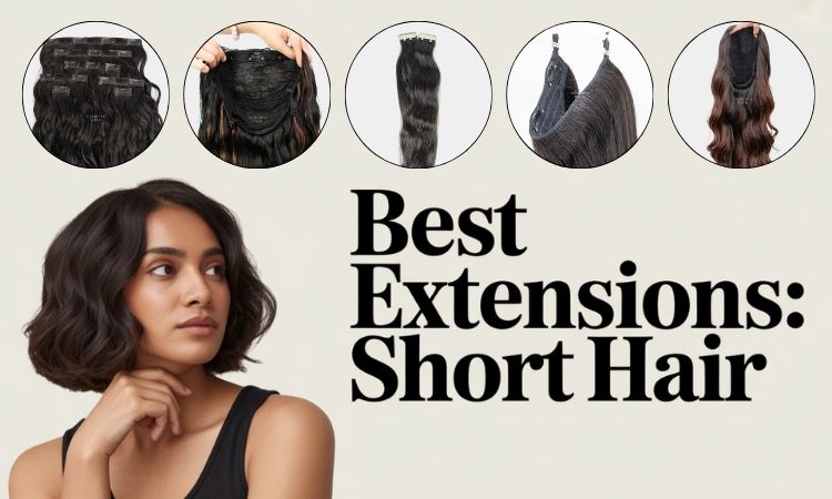 best hair extension for short hair