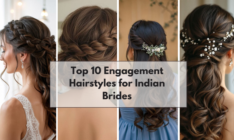Top 10 Engagement Hairstyles for Indian Brides