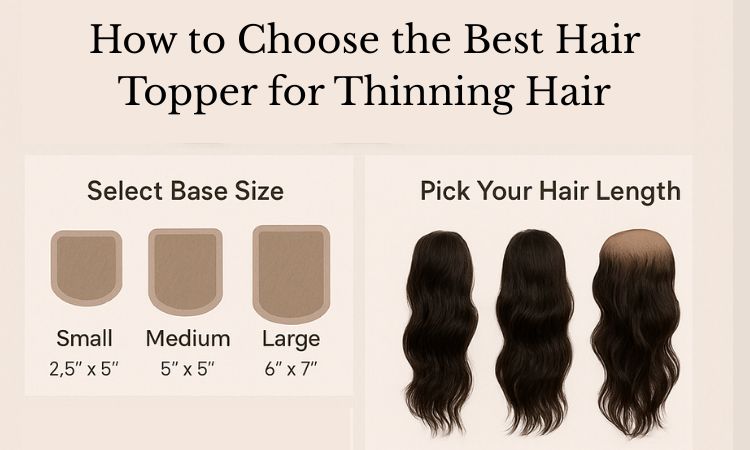 how to choose hair toppers