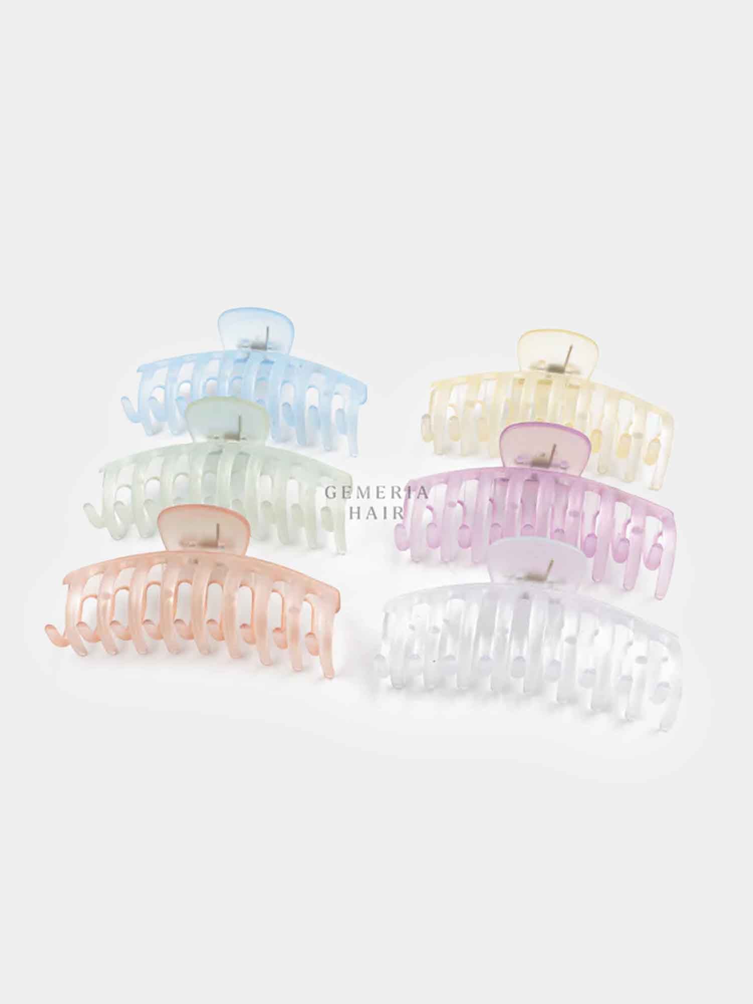 Frosted Ice Matte | Big Hair Claw Clips | Clutchers