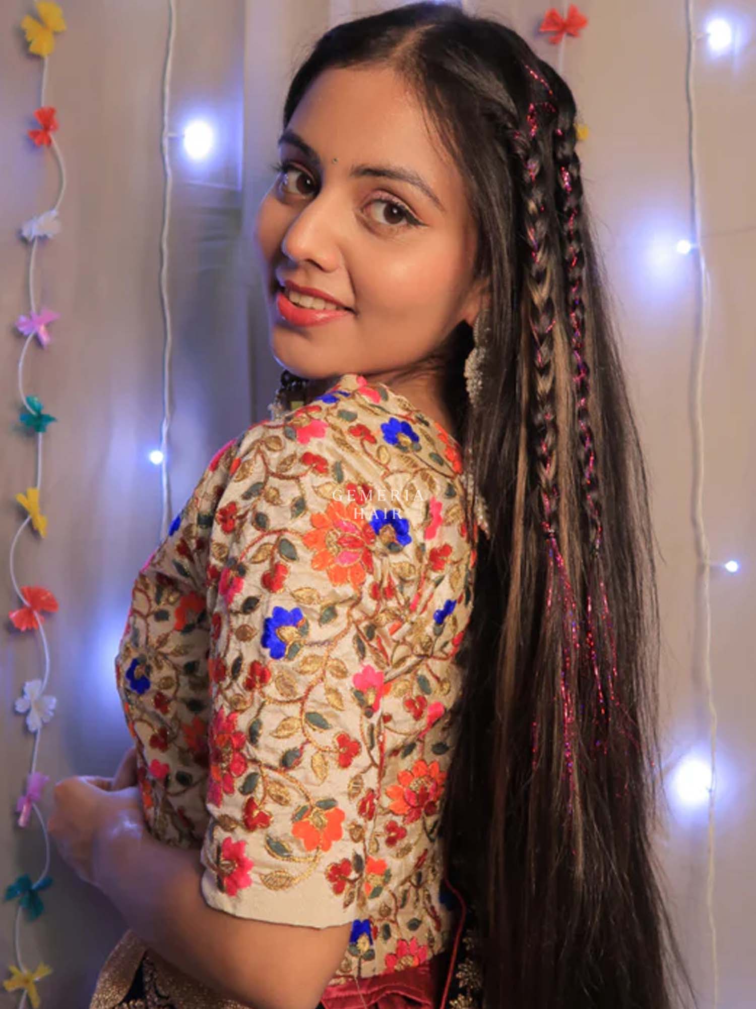 Purple | Clip-In Hair Tinsels