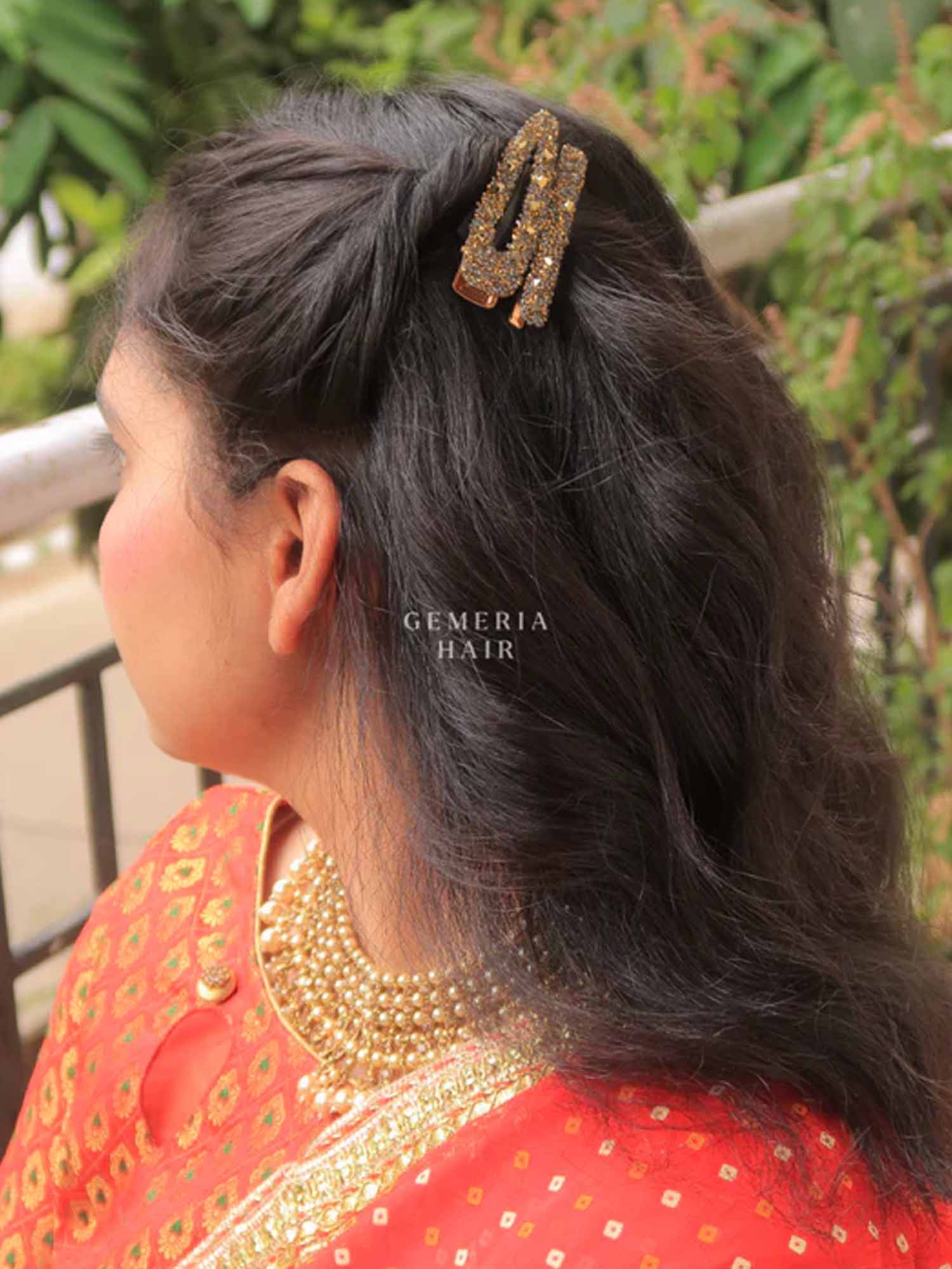 Crystal Mismatch Hair Clips