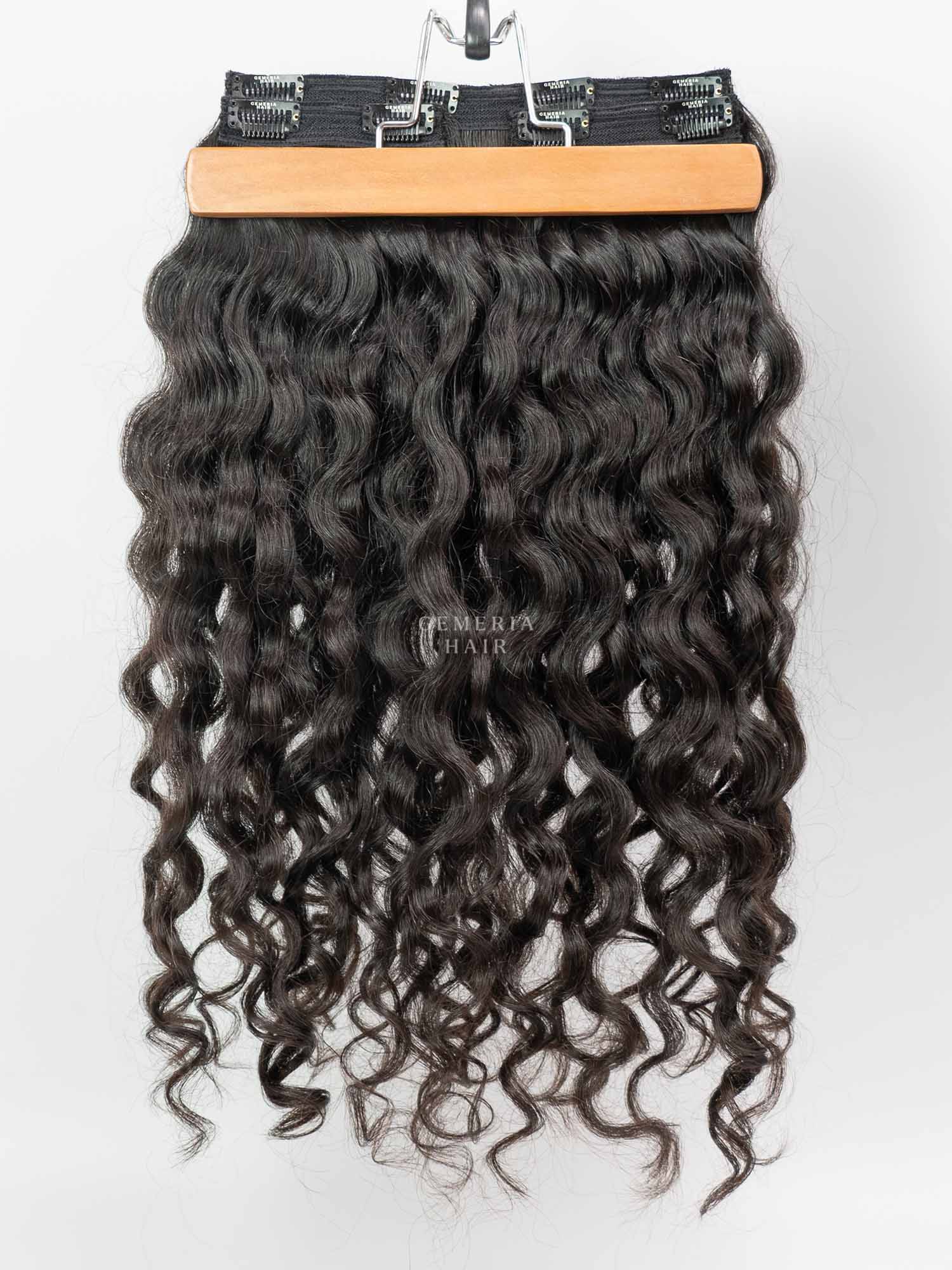 Classic | Premium Natural Curly | 3 Piece Set Clip-In Hair Volumizer