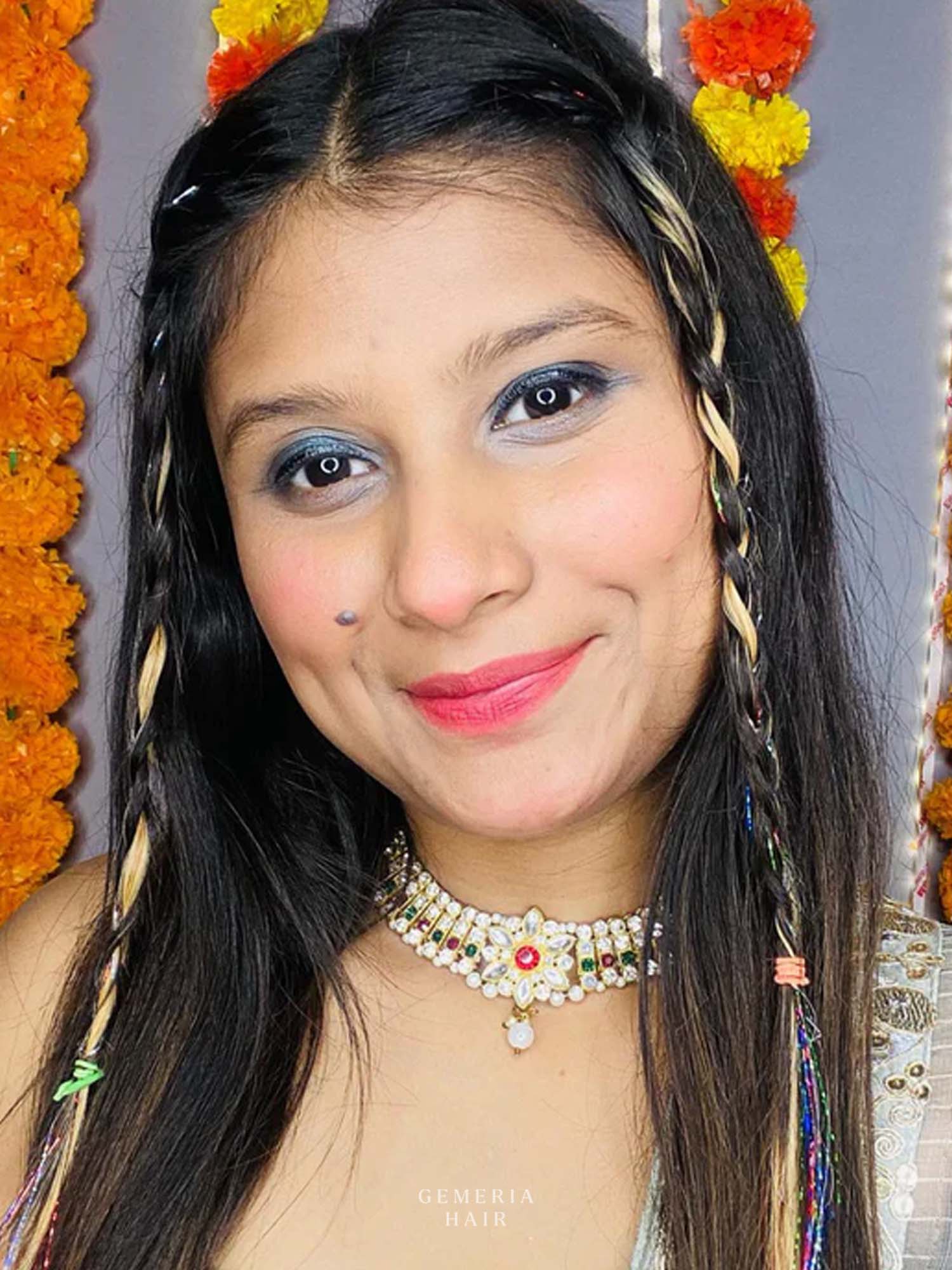 Multi-Color | Clip-In Hair Tinsels