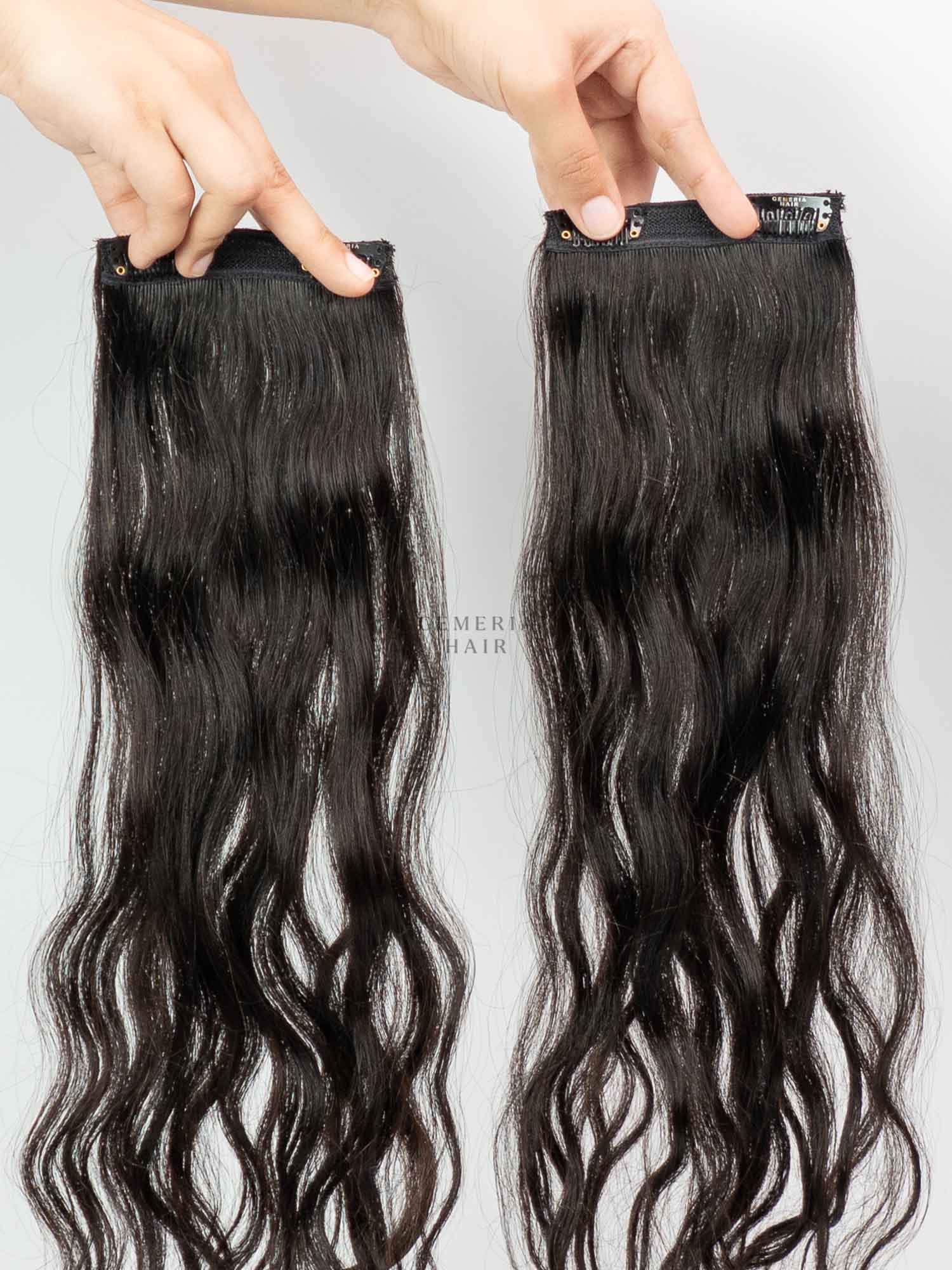 Classic | 2 Piece Set Clip-In Volumizer | Wavy