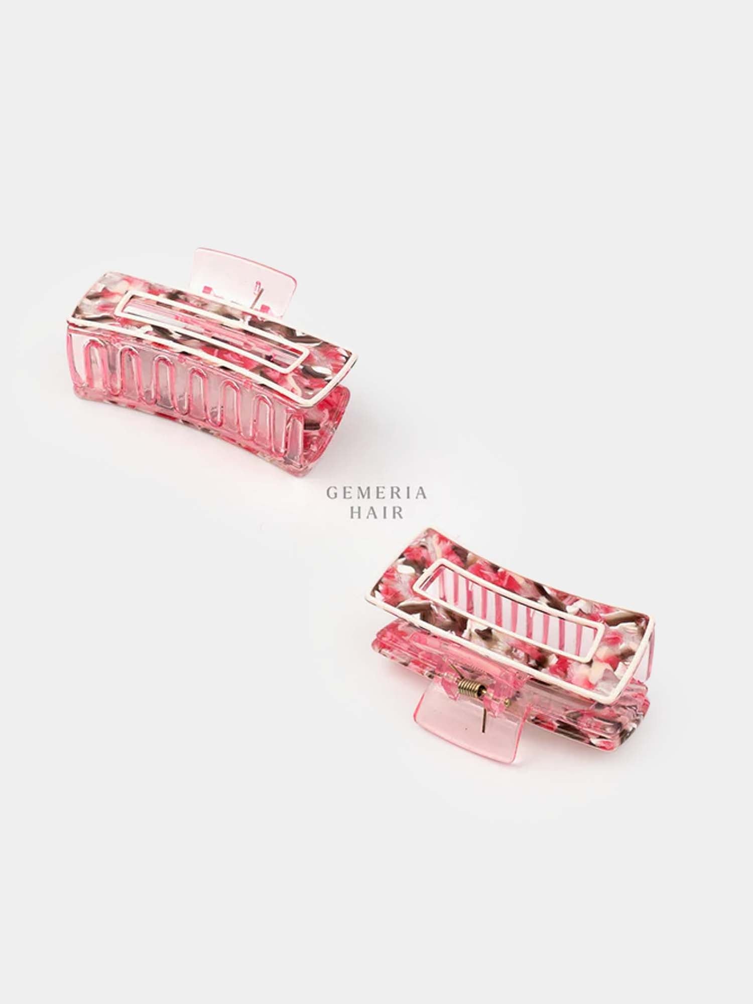 Abstract Design Acetate Hair Claw Clip | Regular Size