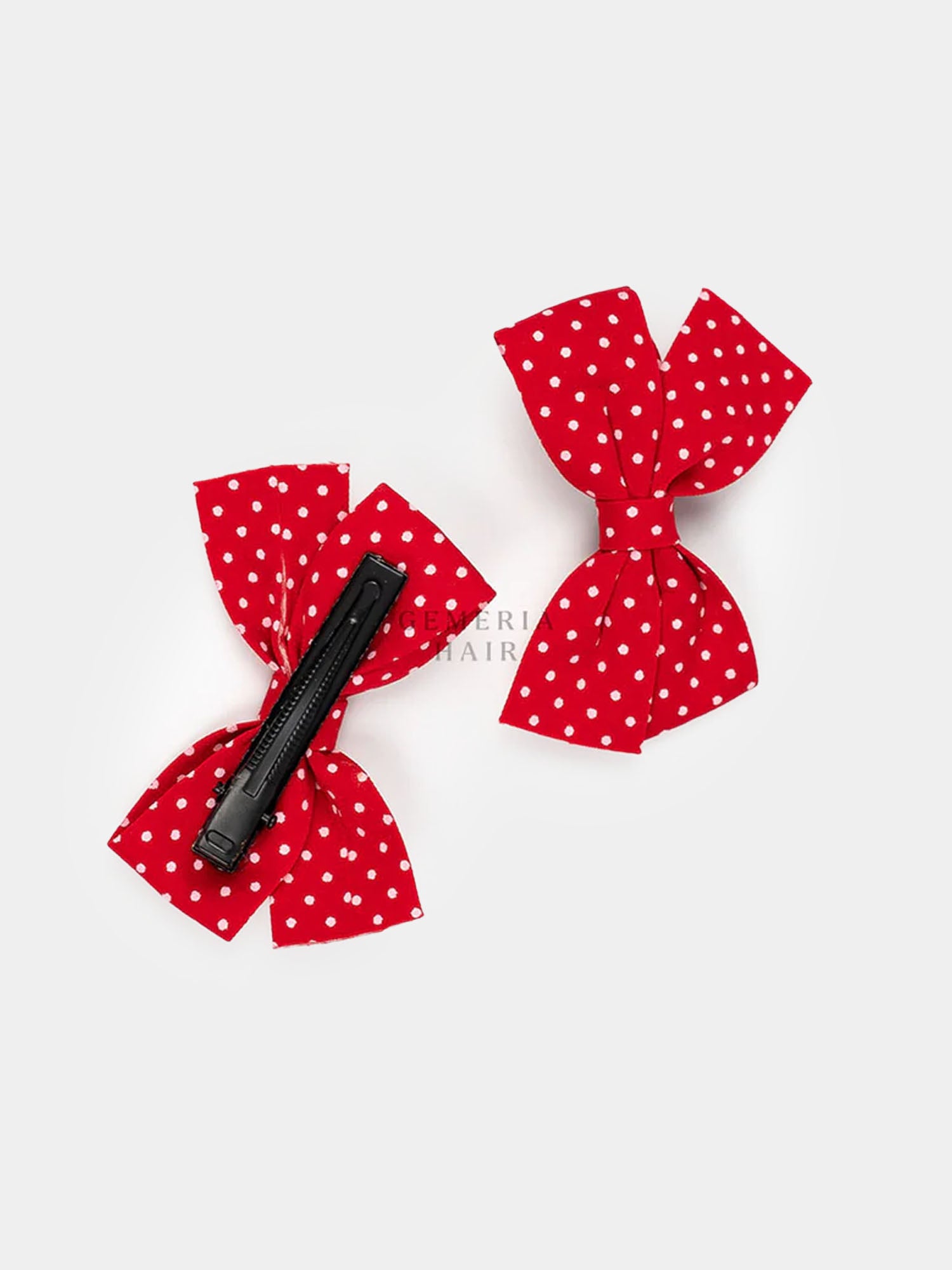Polka Dots Bow Hair Clips | For Babies/Kids