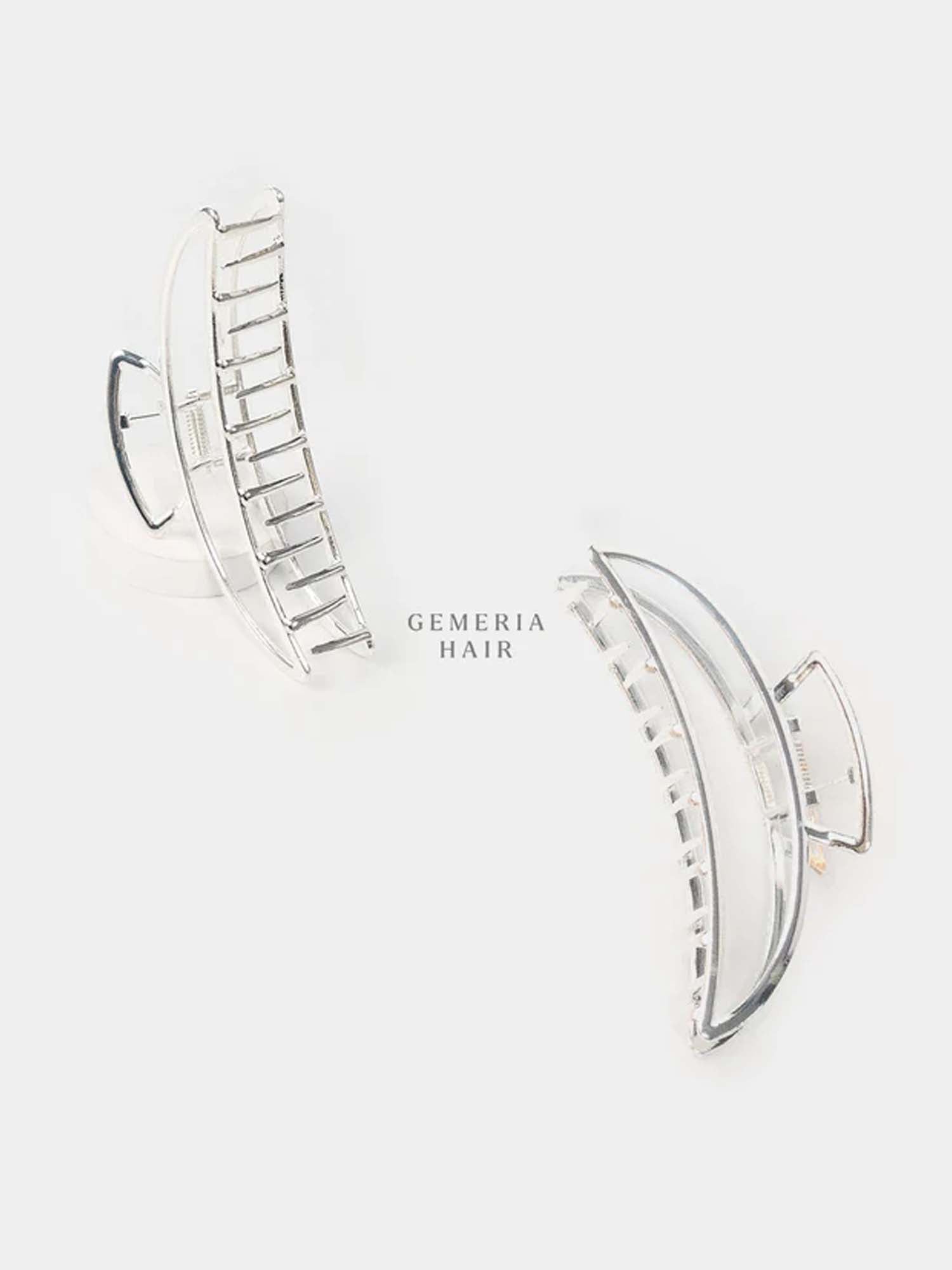 Crescent Moon Metal Large Hair Claw Clip