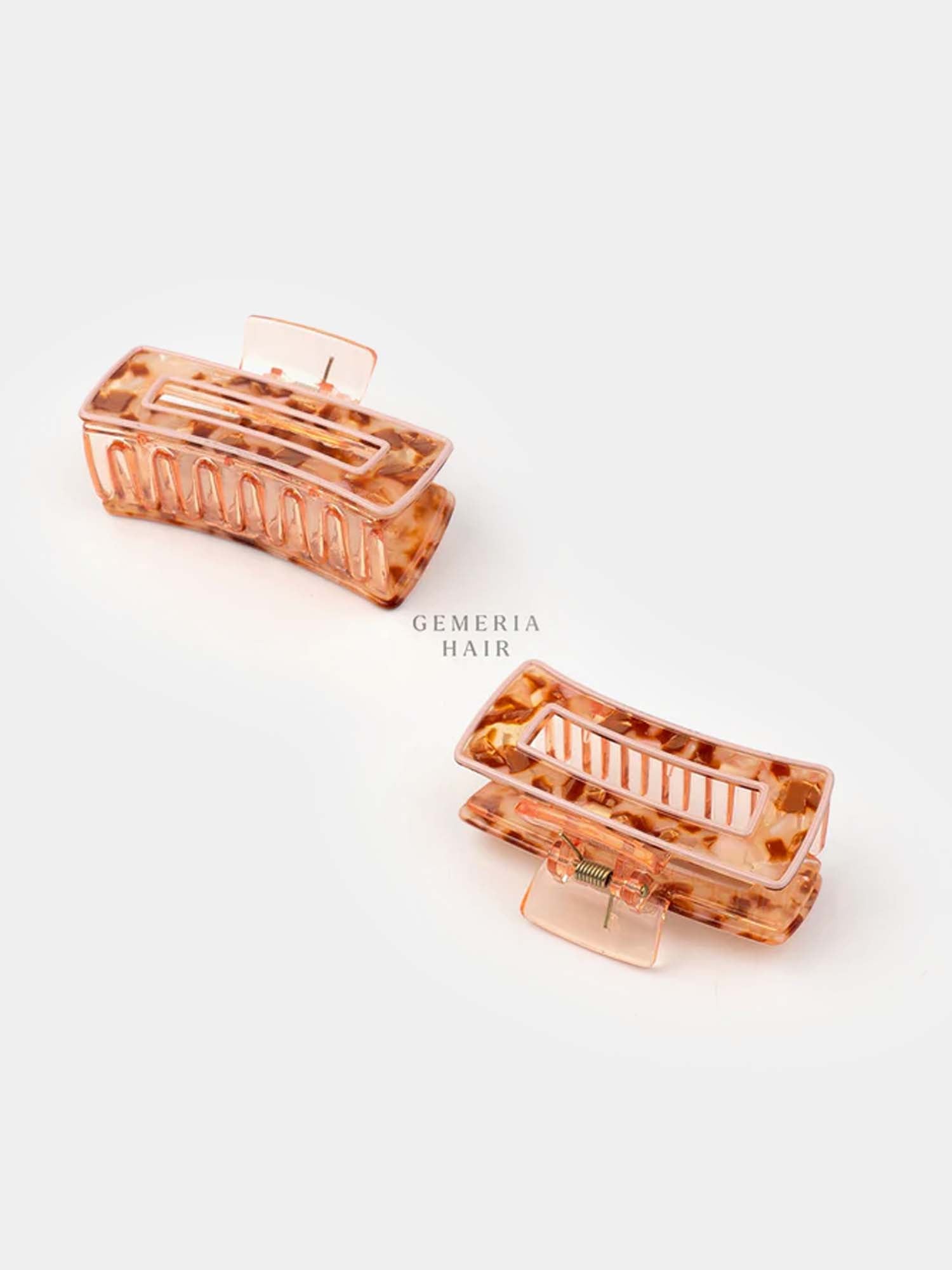 Abstract Design Acetate Hair Claw Clip | Regular Size