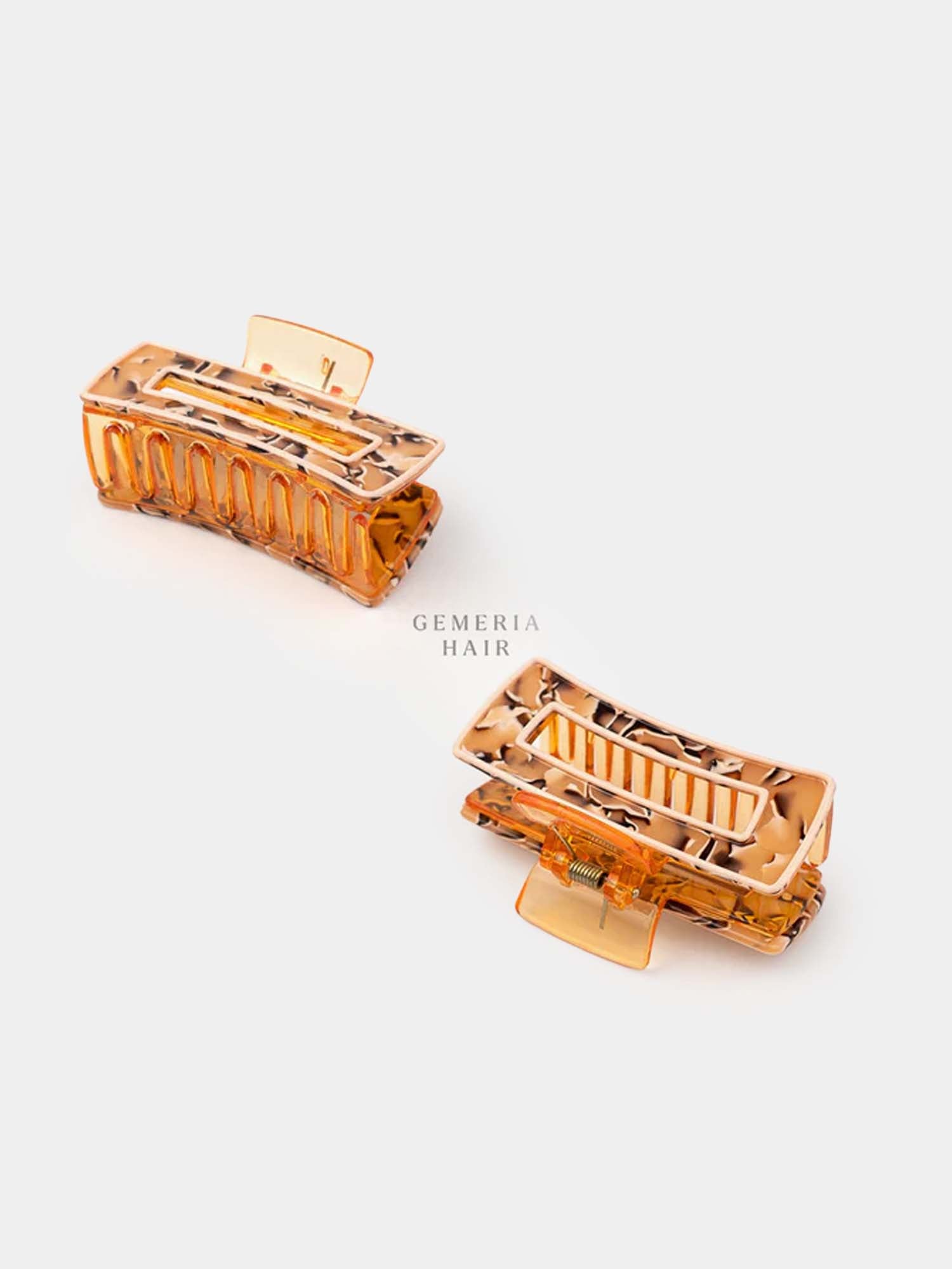 Abstract Design Acetate Hair Claw Clip | Regular Size