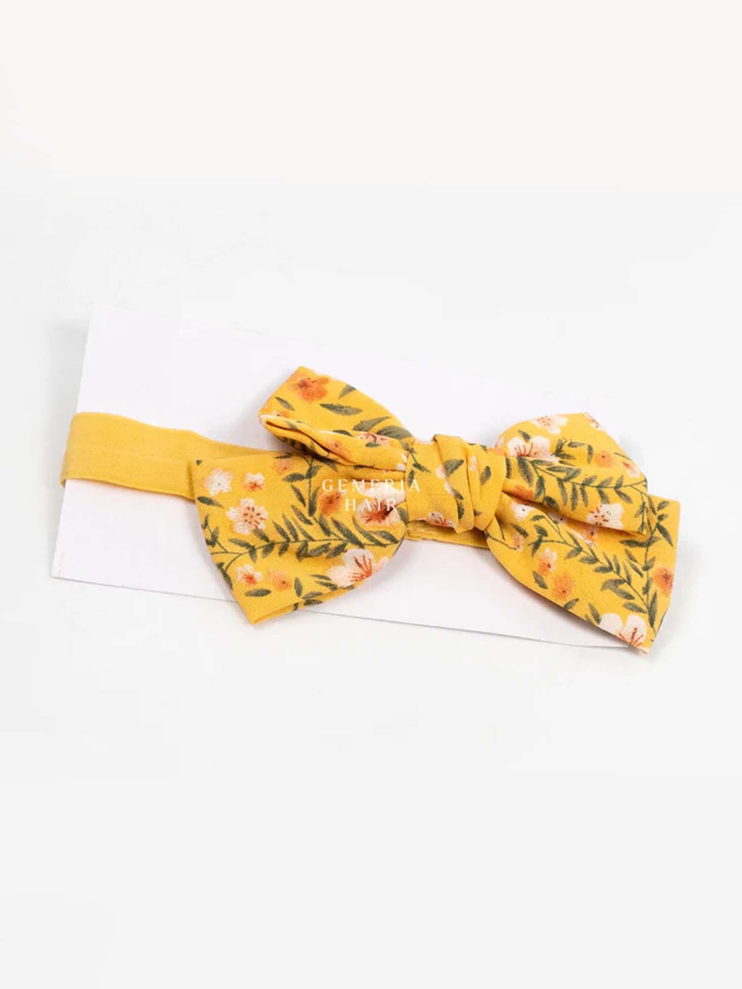 Floral Bow Handmade Head Band for Babies