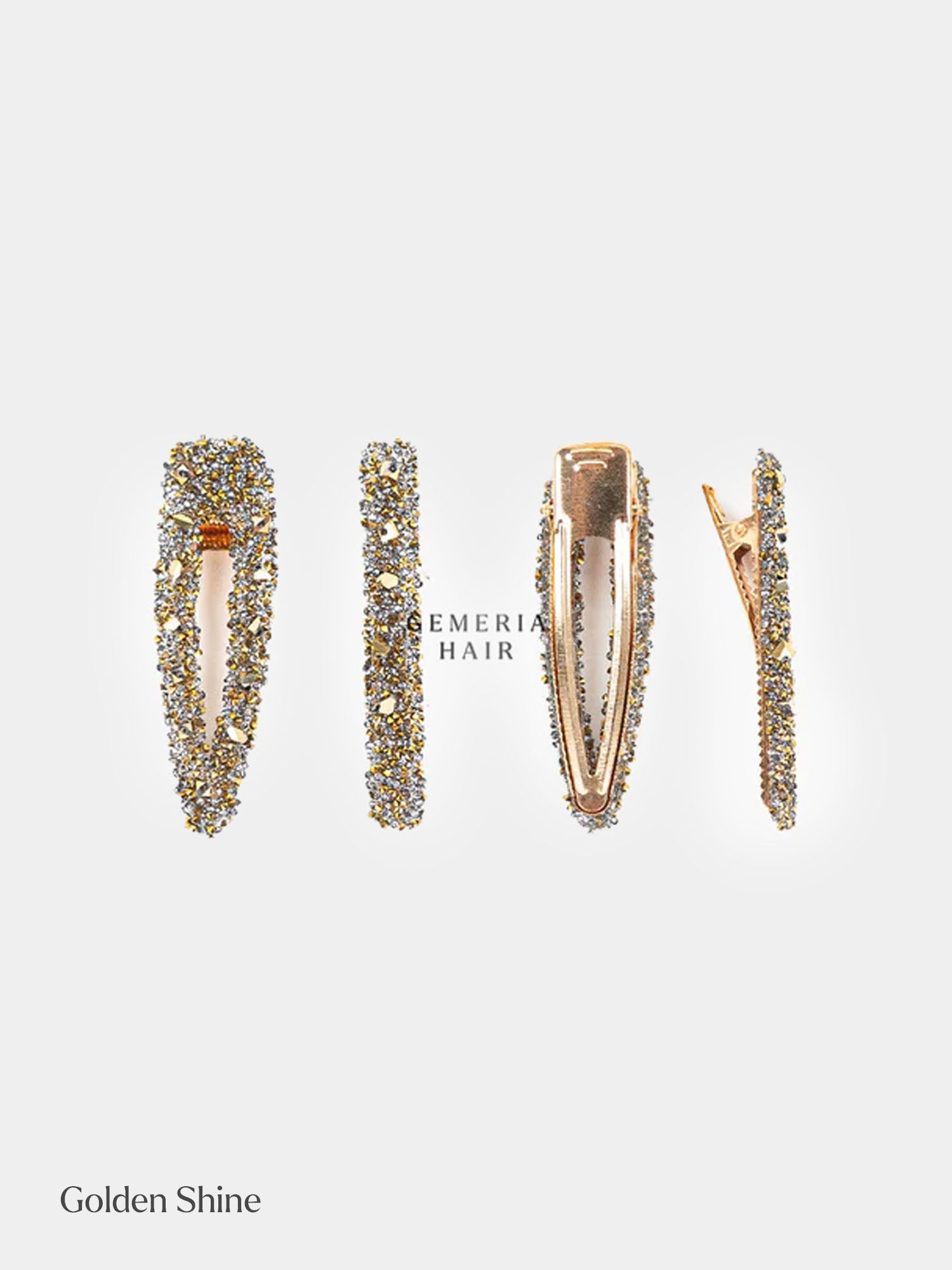 Crystal Mismatch Hair Clips