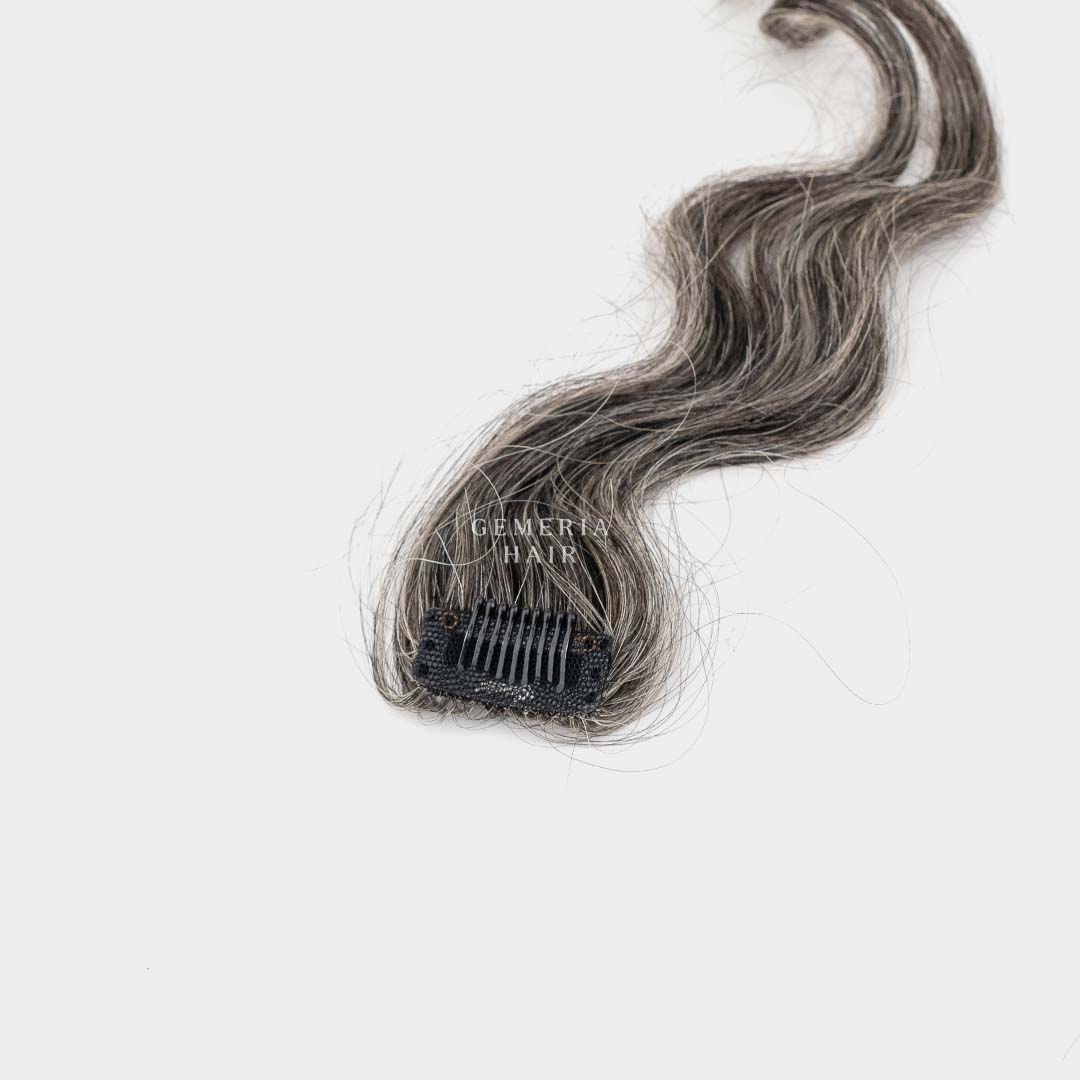 Grey hair invisible hair patch