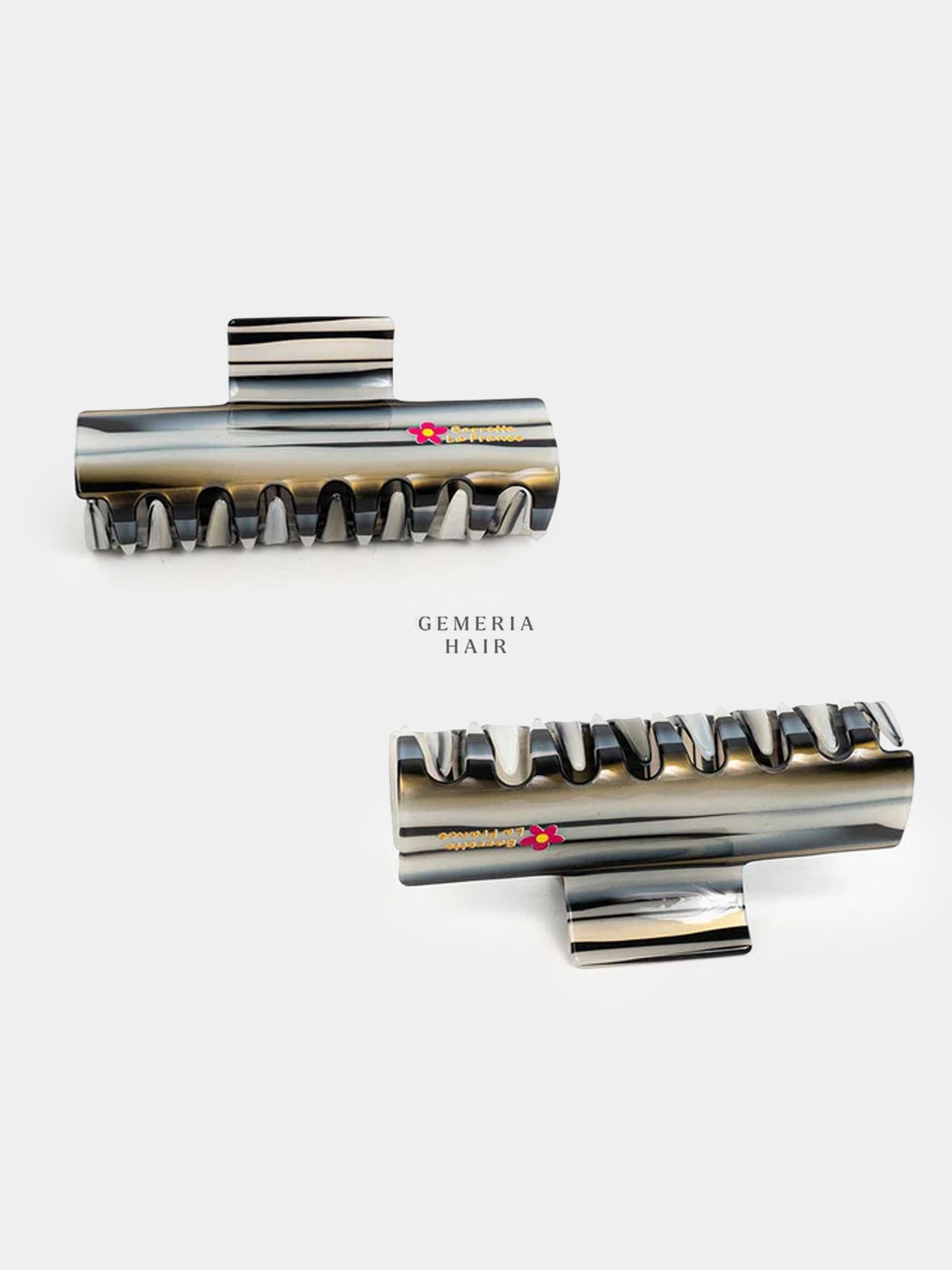 Textured Acrylic Hair Claw Clip