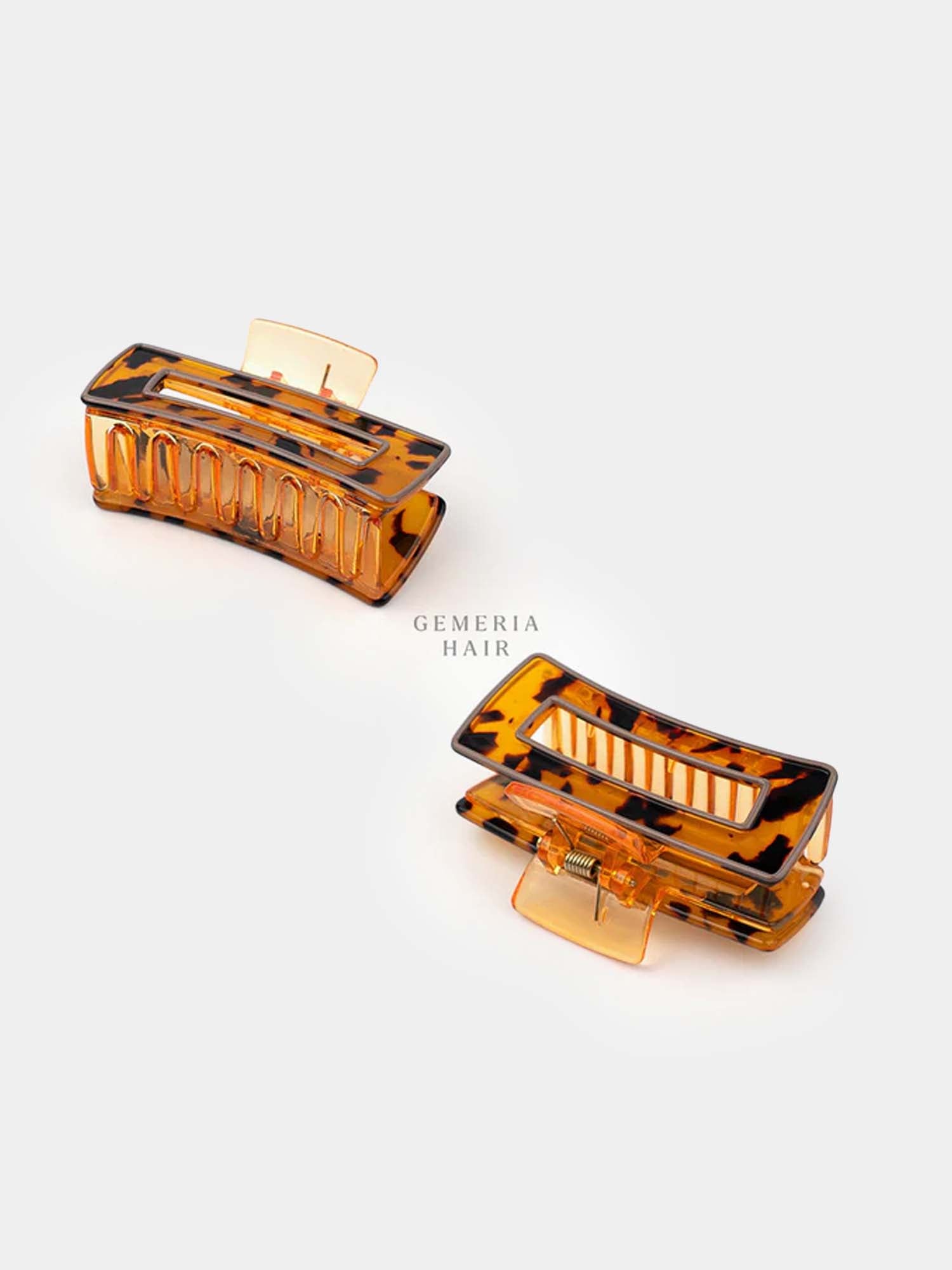 Abstract Design Acetate Hair Claw Clip | Regular Size