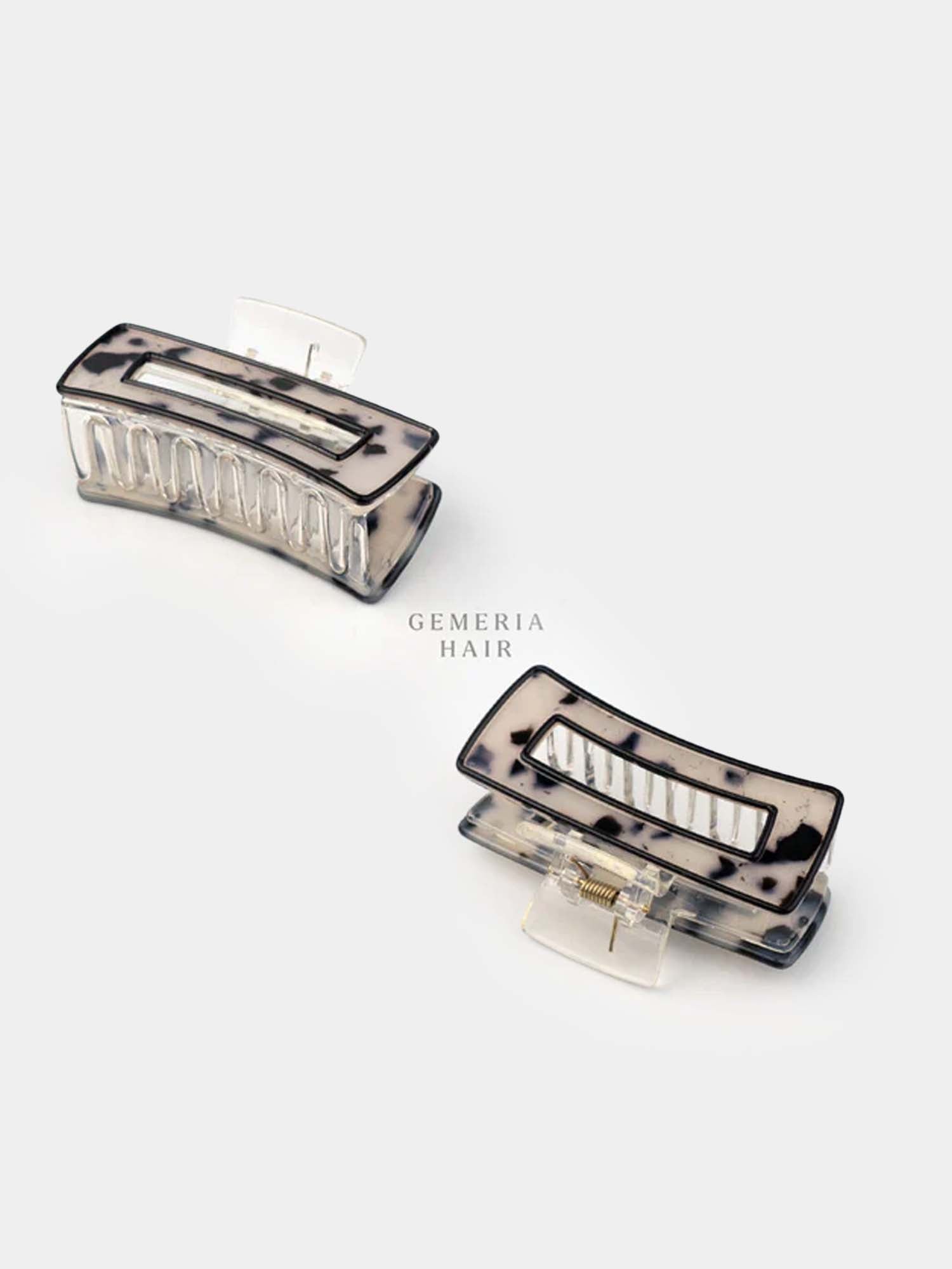 Abstract Design Acetate Hair Claw Clip | Regular Size