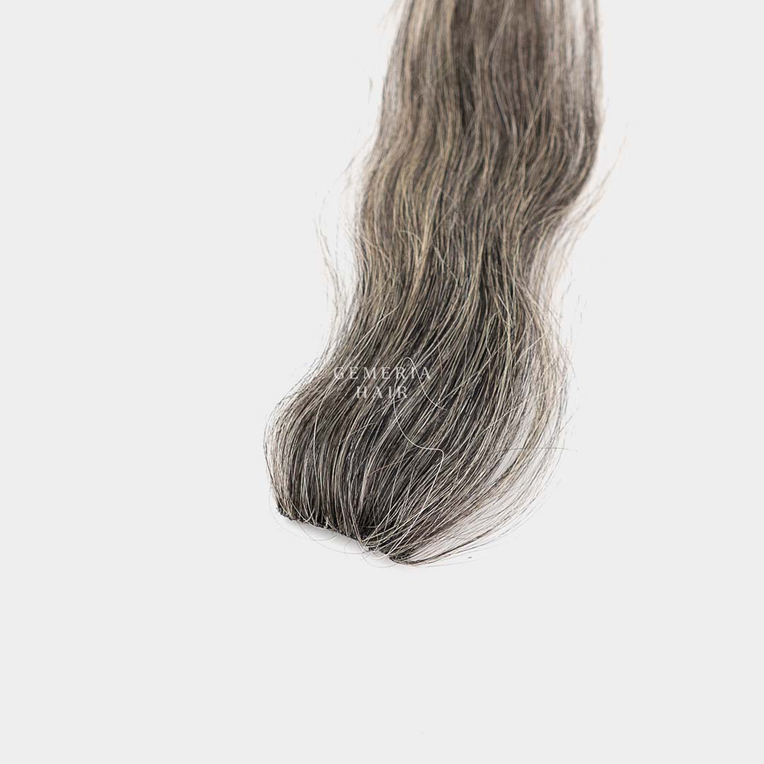Grey hair invisible hair patch