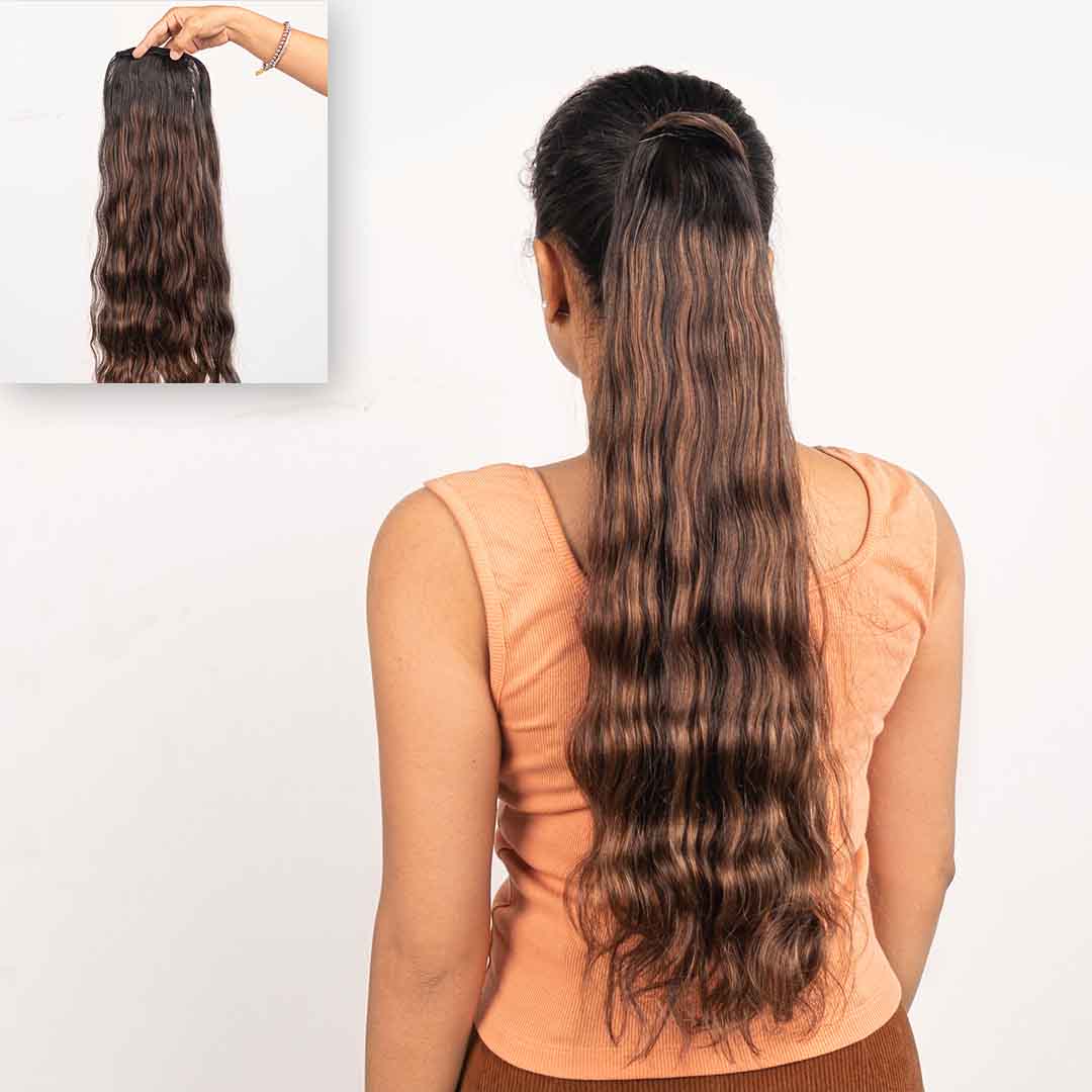 Ponytail extension outlet halo