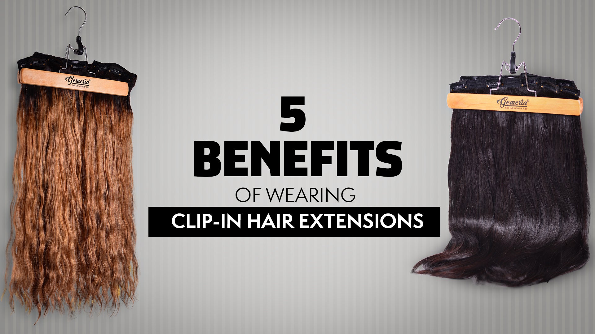 Clip-in hair extensions