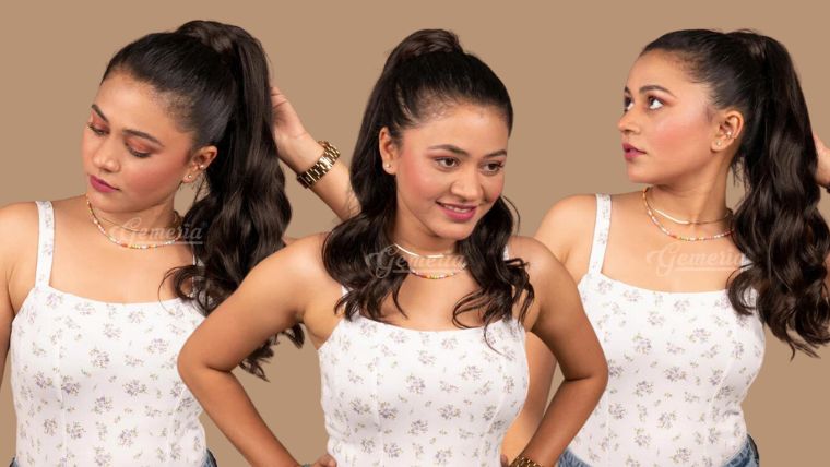 clip-on ponytail hair extension