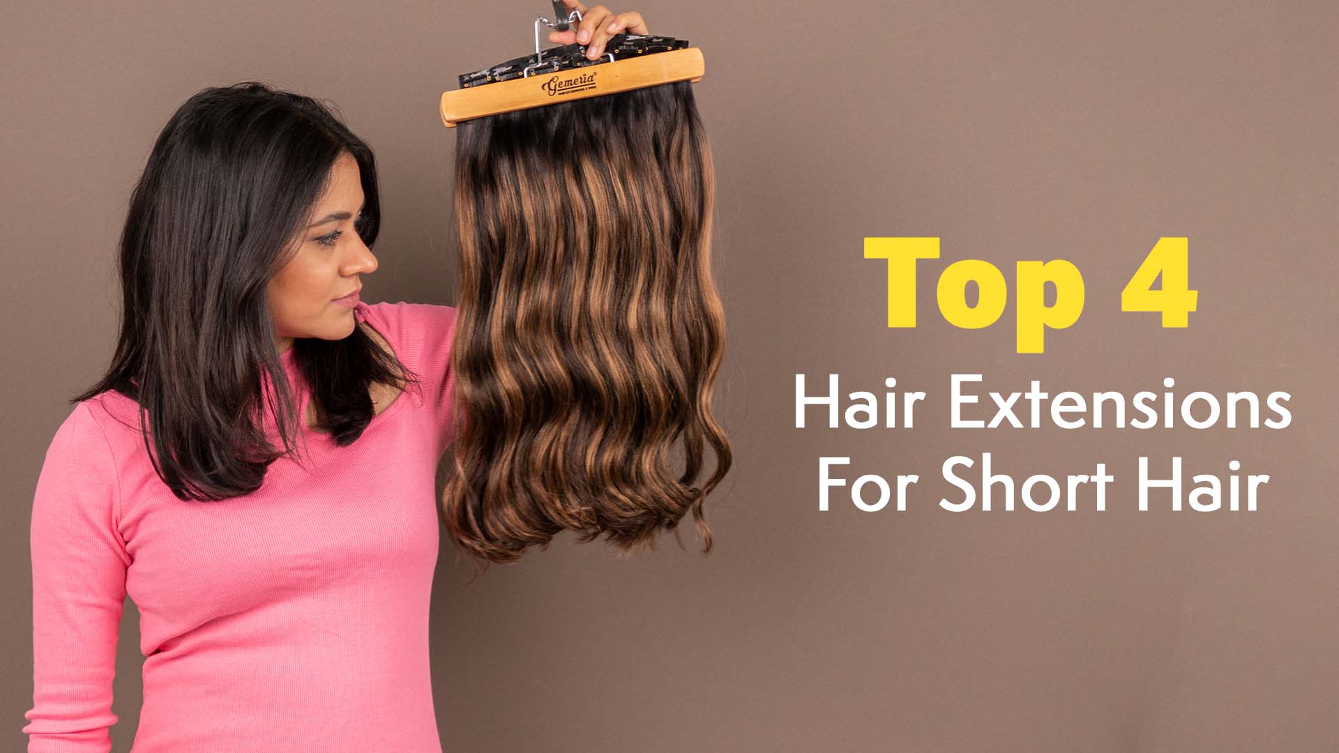 Top 4 Hair Extensions For Women With Short Hair - Gemeria Hair