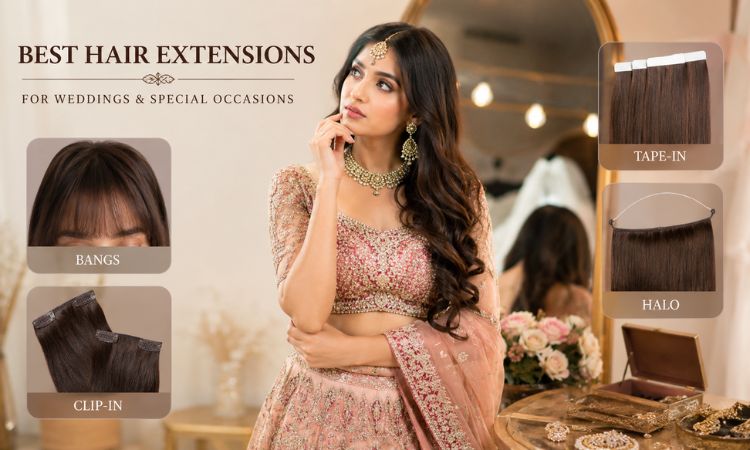 best hair extensions for wedding