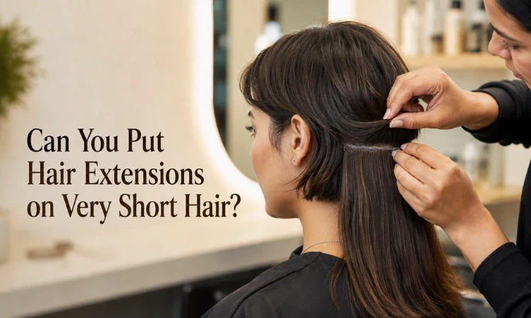 can we put hair extensions on very short hair