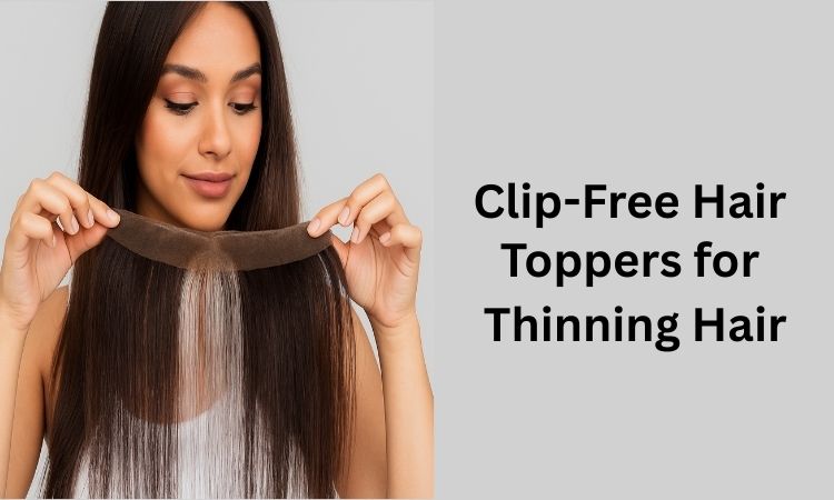 12 Inch Human Hair Topper, 2 Clips, Realistic Scalp, Thinning Hair Solution Amazon.com : 12 Inch Human Hair Toppers for Women Hair Real  main image 4