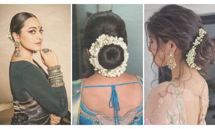 gajra bun hairstyles for women