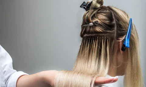 The history of our perfect I-Tip hair extensions: from strat to finish