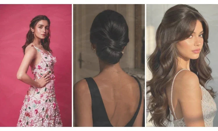 hairstyles for gown