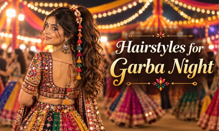 hairstyles idea for garba night