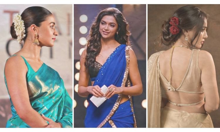 hairstyles in saree