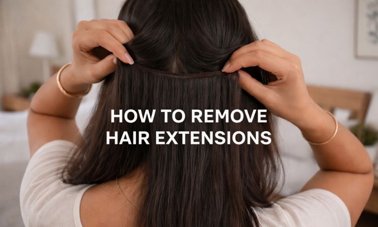 how to remove hair extensions