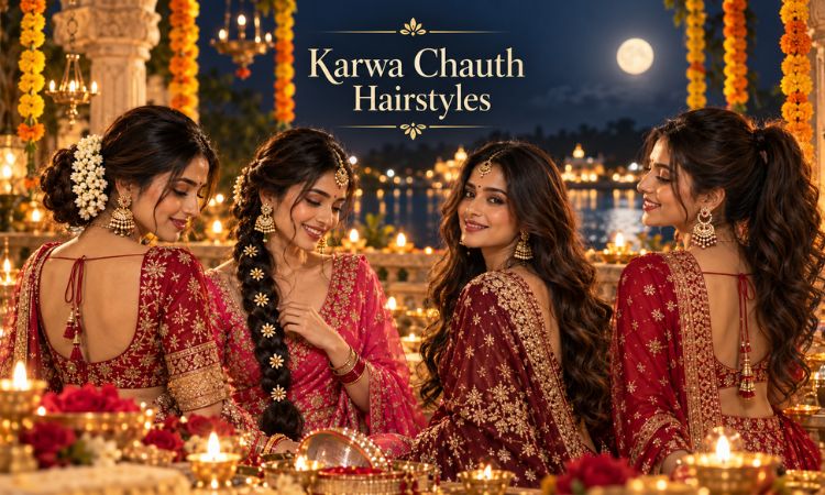 karwa chauth hairstyles
