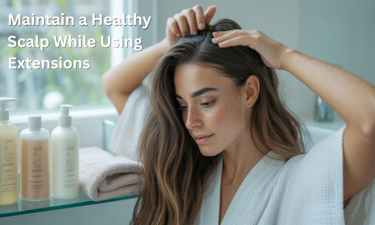 maintain healthy scalp while using extensions