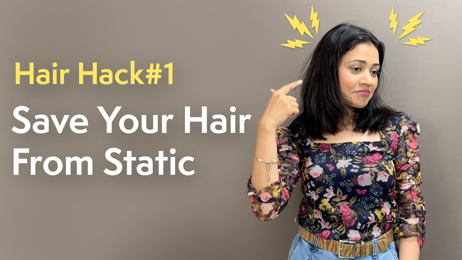 Hair Hack -  Save Your Hair From Static