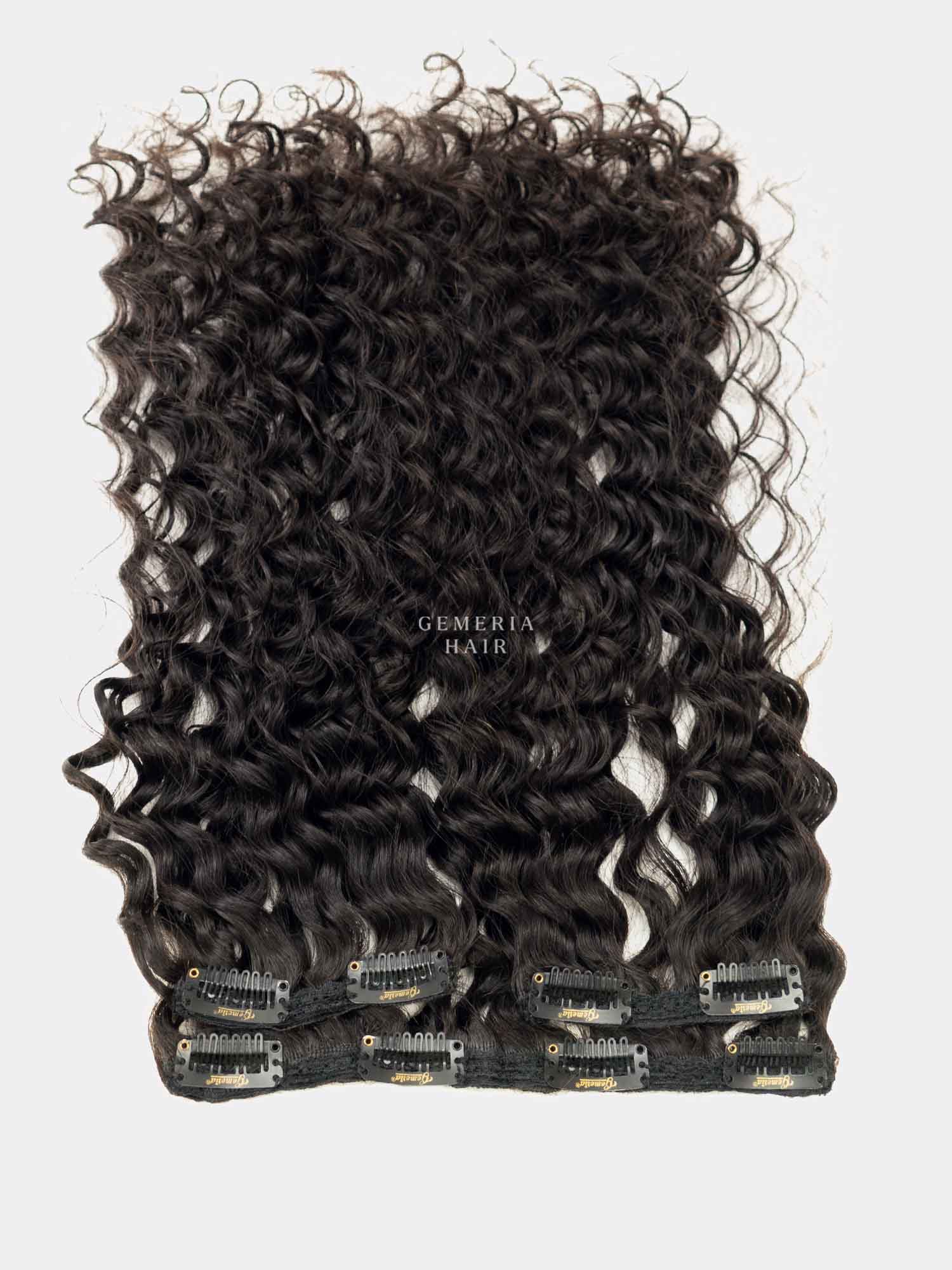 Classic | Deep Curly | 3 Piece Set Clip-In Hair Volumizer