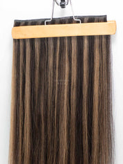 Light Ash Brown Balayage | Seamless | 1 Piece Clip-In Hair Volumizer