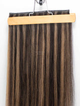 Light Ash Brown Balayage | Seamless | 1 Piece Clip-In Hair Volumizer