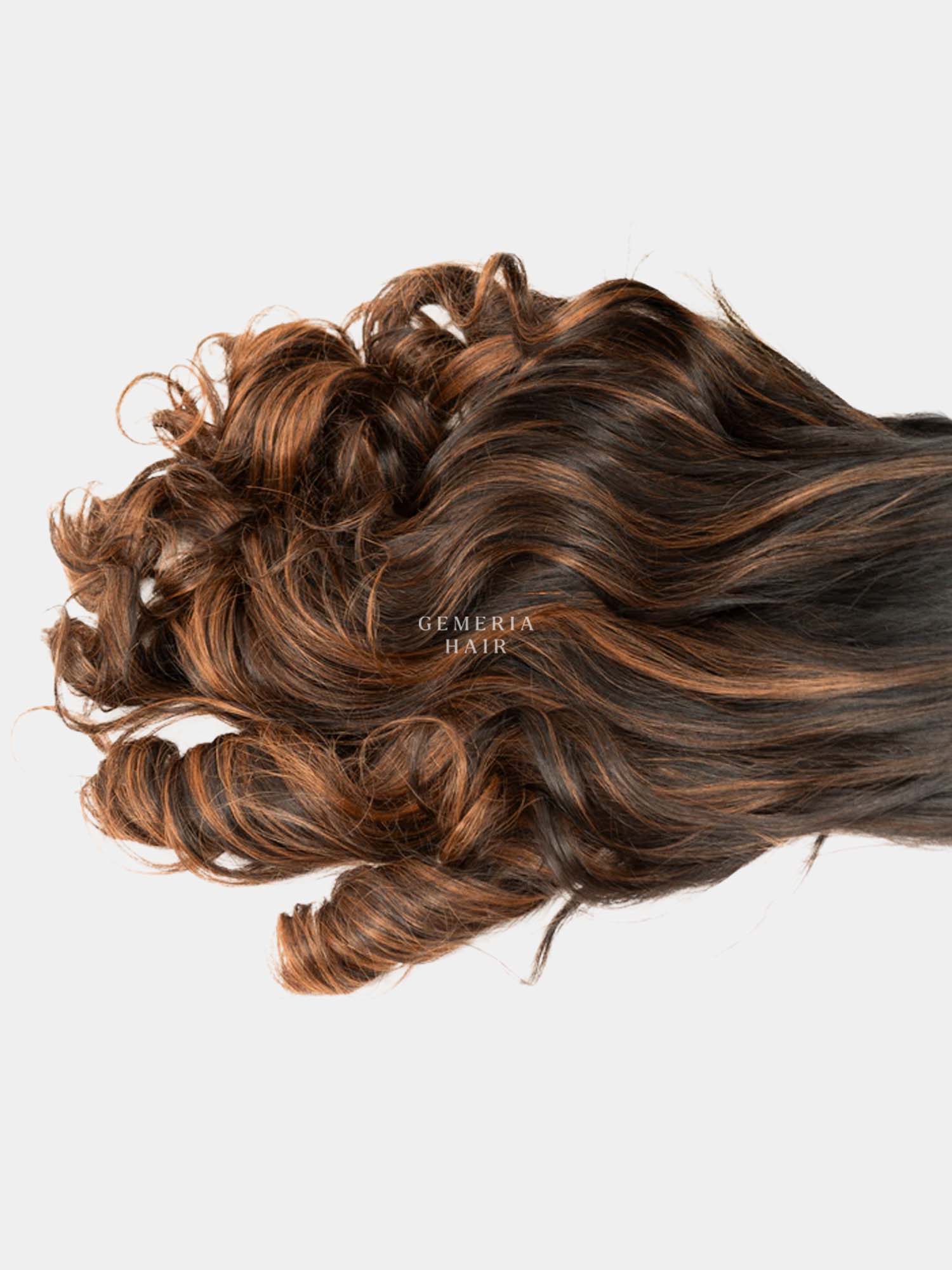 Caramel Brown Balayage | Half Head Wig