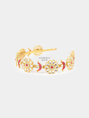 Rani Ratnavati - Polki Chaandbali Head Band | Sheeshphool Matthapatti