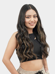 Ash Brown Balayage | Seamless | 3 Piece Set Clip-In Hair Volumizer