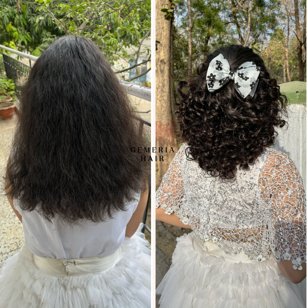 Deep Curly Half Head Wig