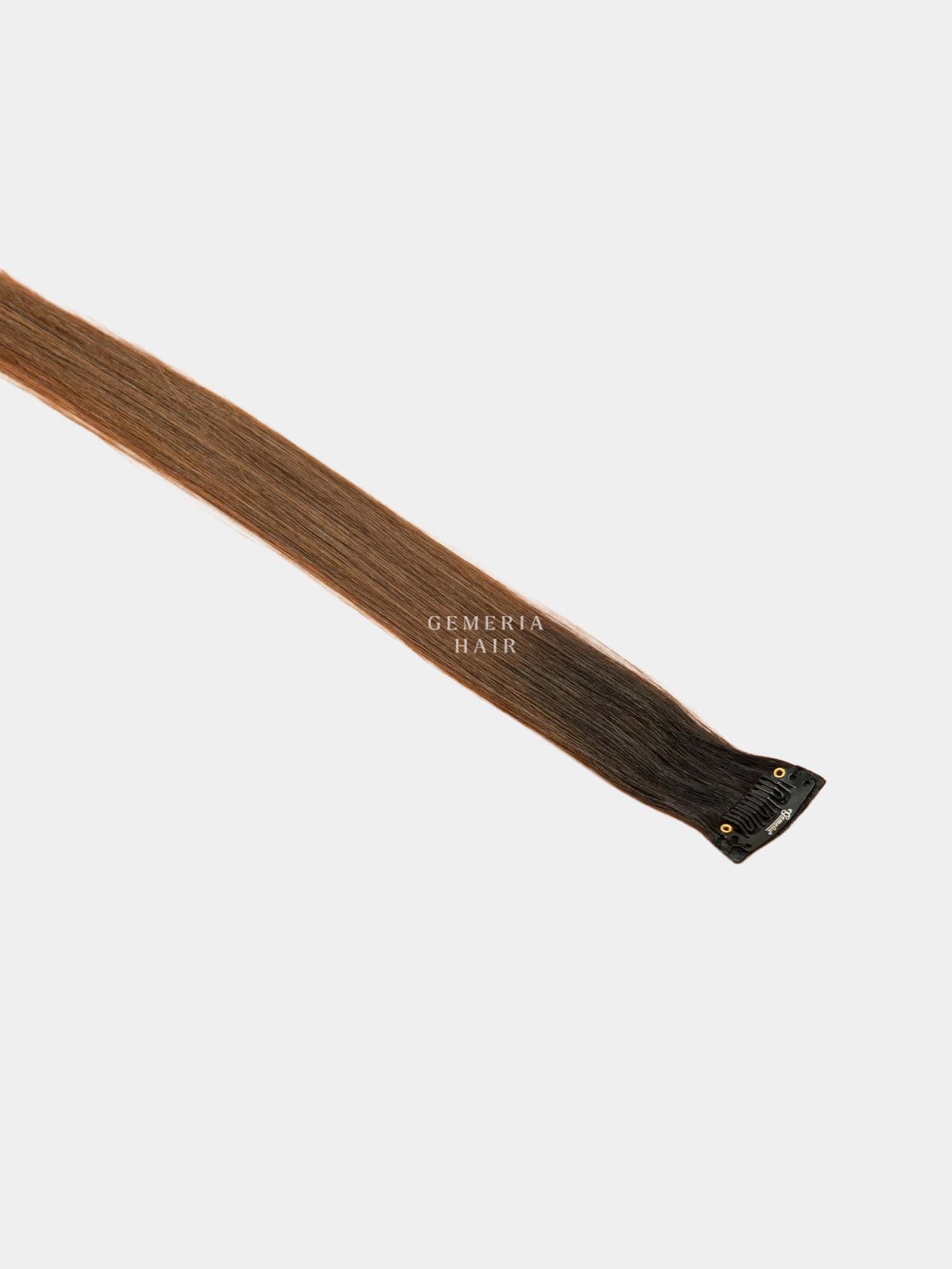 Copper Brown Single Clip Highlights