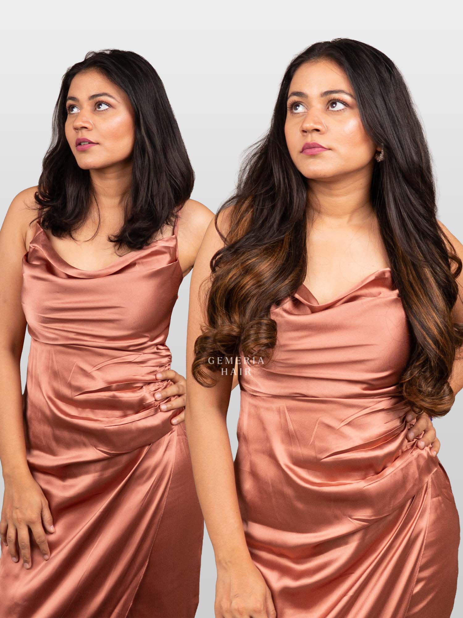 Caramel Brown Balayage | Half Head Wig
