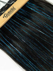 Cyan Blue | Clip-In Hair Tinsels