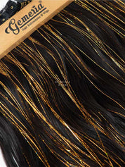 Golden | Clip-In Hair Tinsels