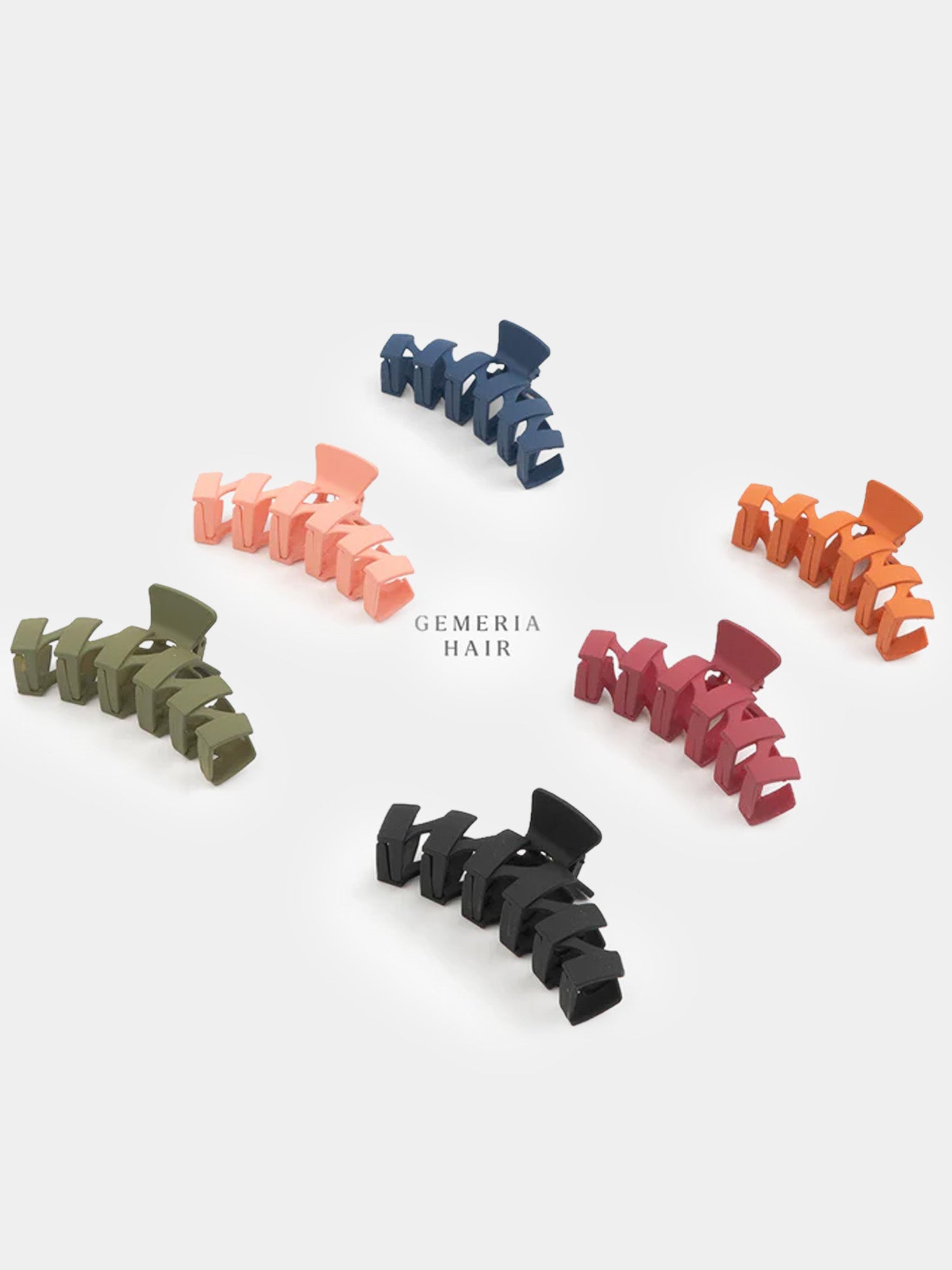 Zig-Zag Matte | Large Hair Claw Clips | Clutchers