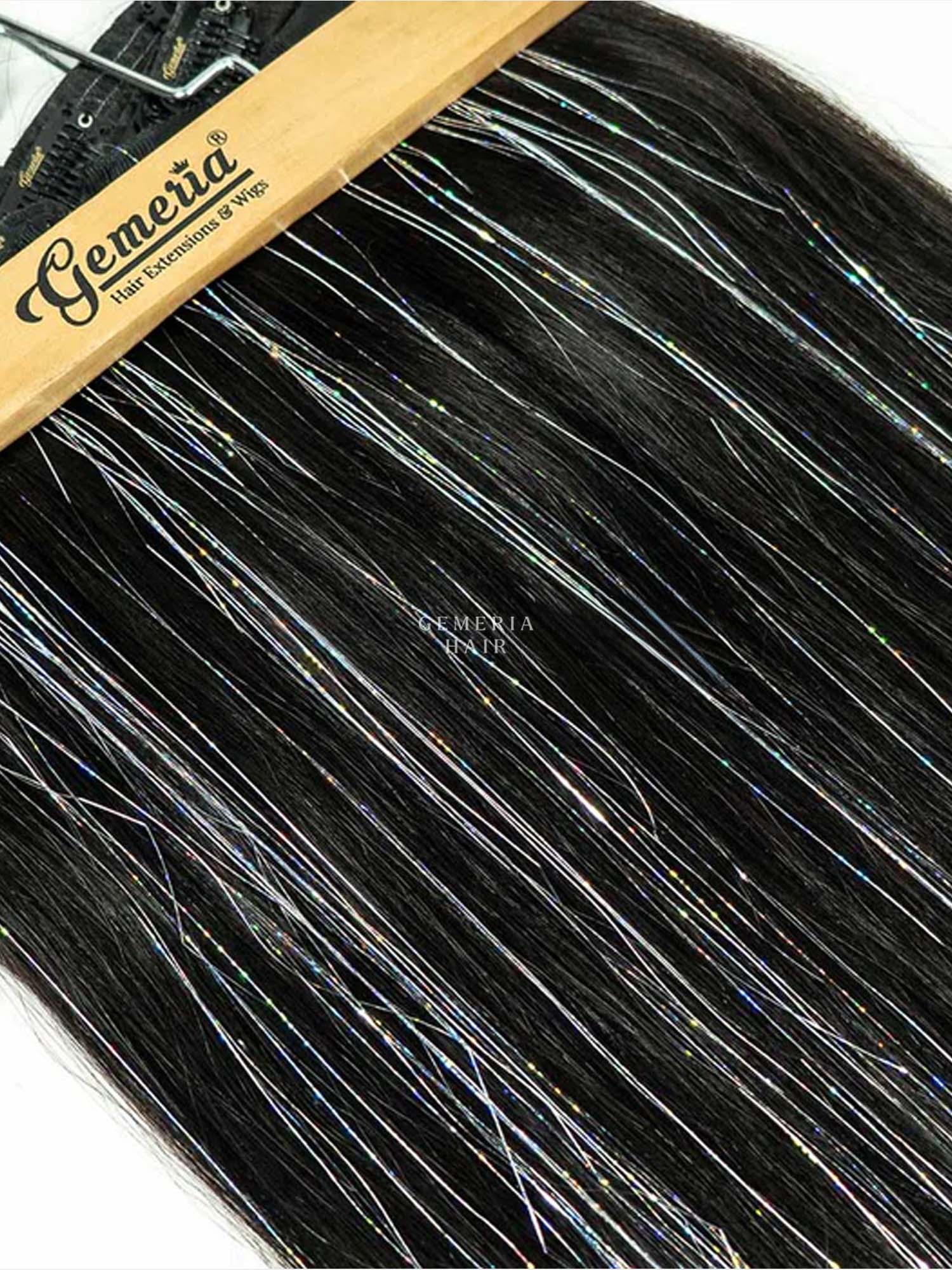 Silver | Clip-In Hair Tinsels
